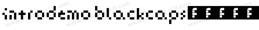 introdemo blackCAPS字体转换